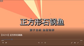 正方形石鍋魚 視頻彩鈴
